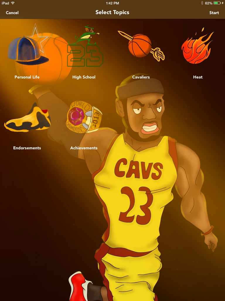 Hoops Trivia - LeBron James Edition Lite