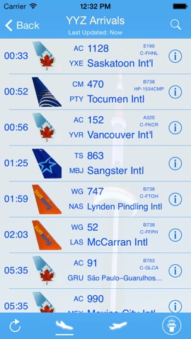 Canada Airport - iPlane Flight Informationのおすすめ画像1