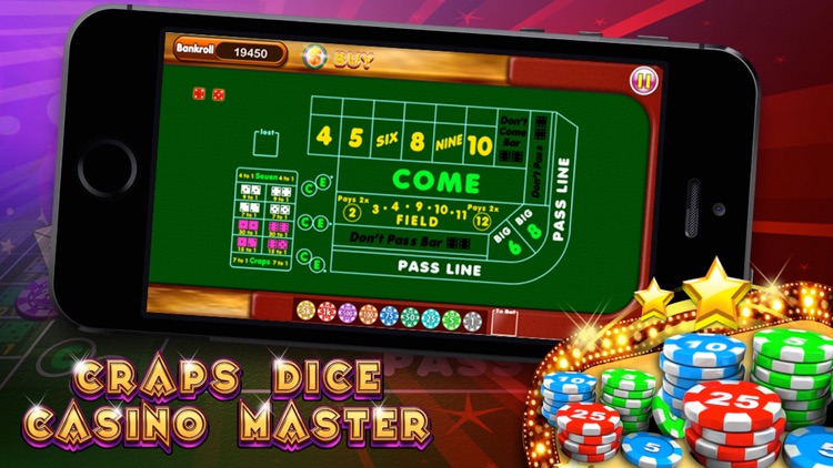 Craps Dice Casino Master - Deluxe Rolling Dices Strategy Game