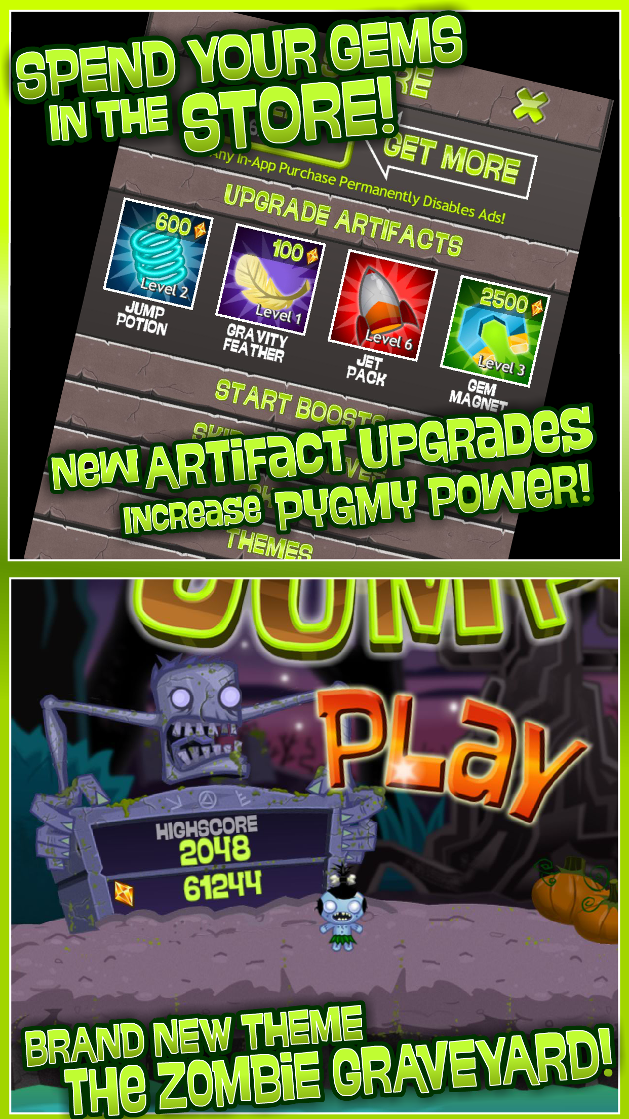 Pocket God: Ooga Jump screenshot 5