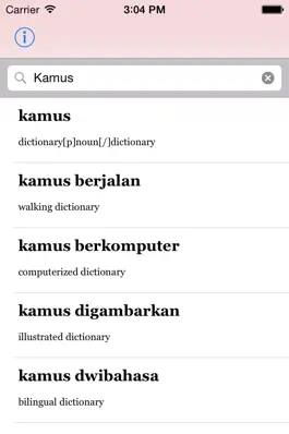 Game screenshot Kamus - Dictionary of Bahasa Malaysia ~ English apk