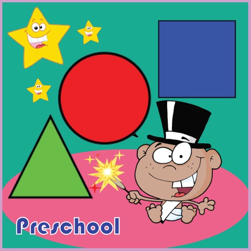 Learning shapes toddler preschool icon