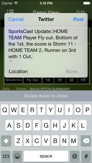 Screenshot #3 pour SportsCast Baseball