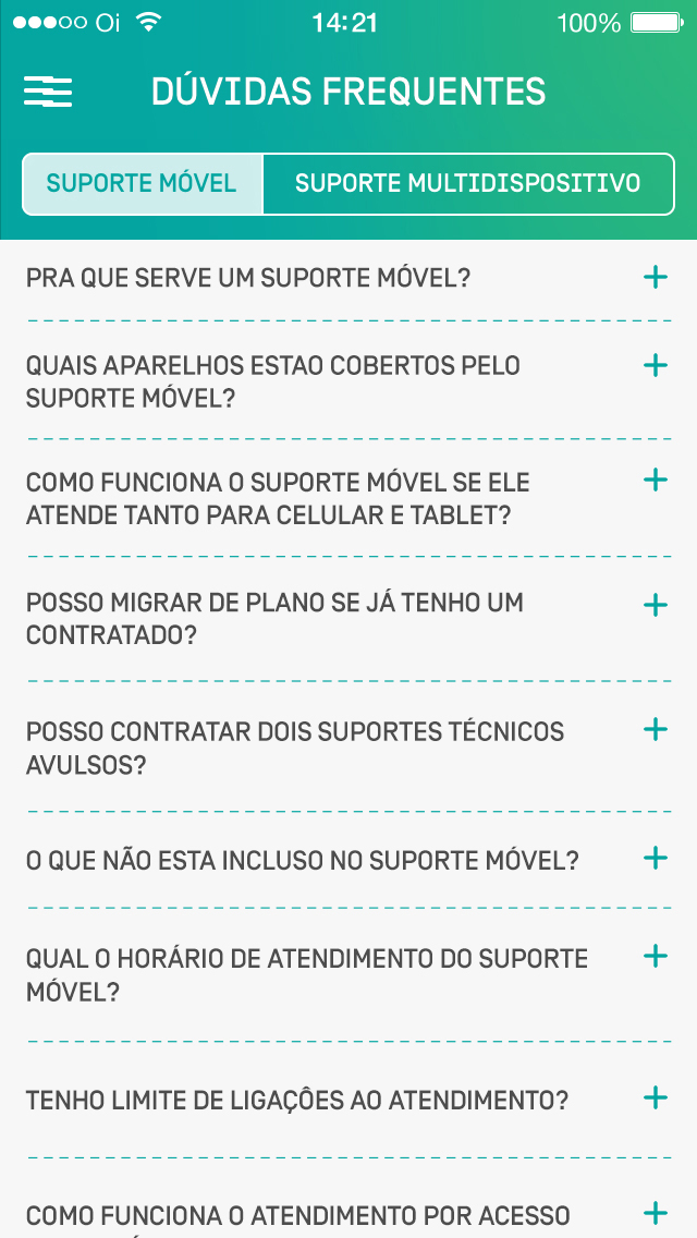 Suporte móvel