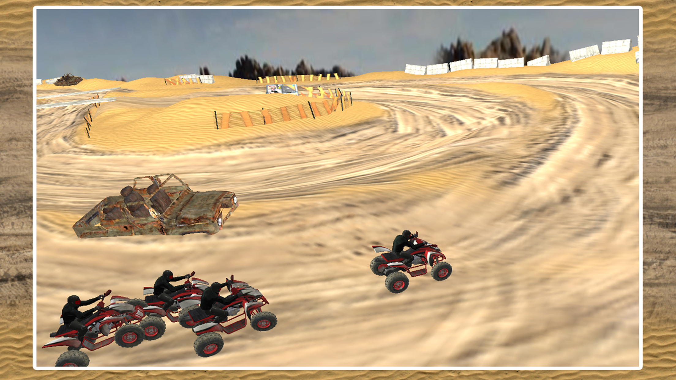 Quad Bike Race - Desert Offroad screenshot 5
