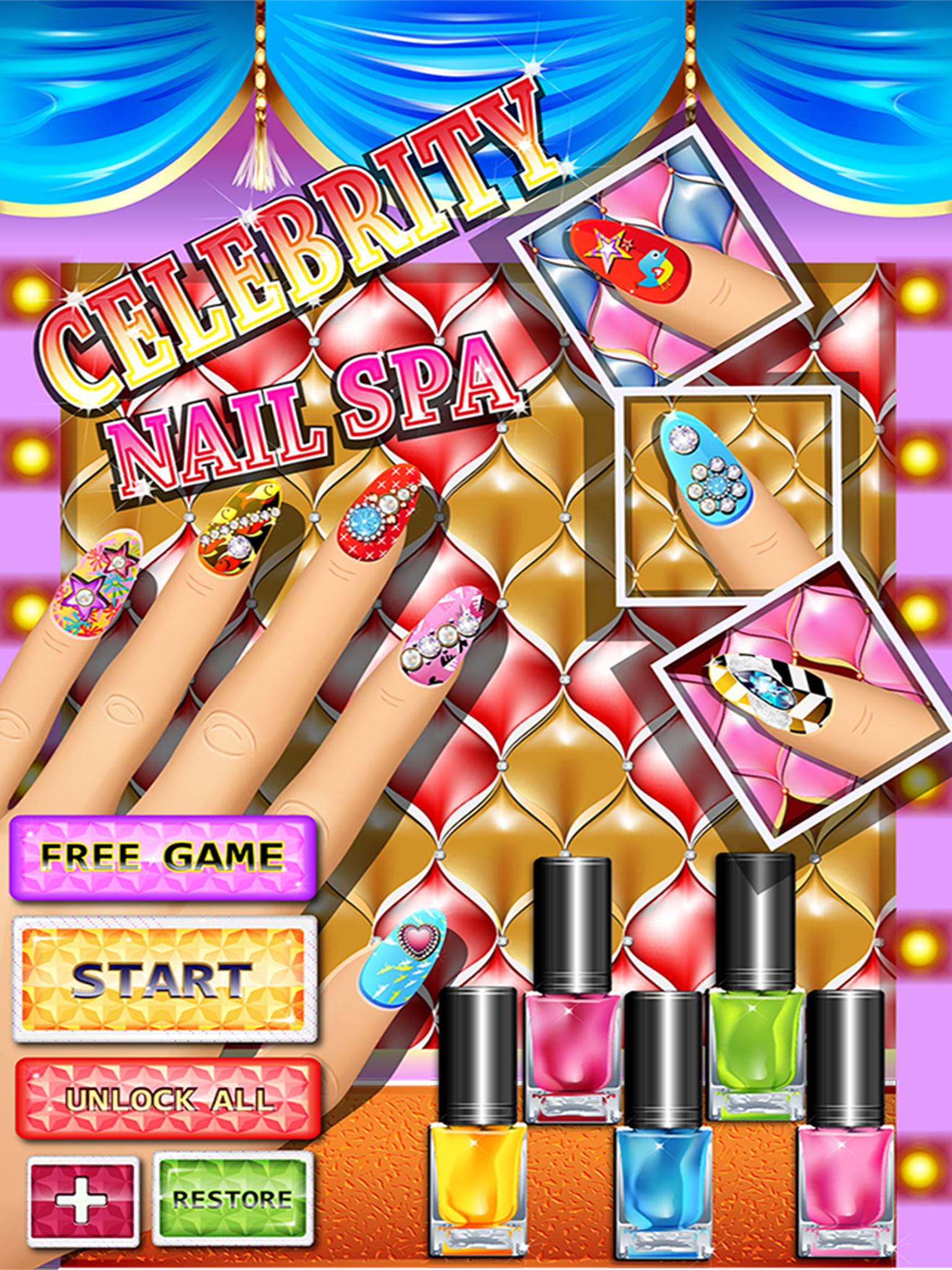 Princess Nail Salon For Trendy Girls - Make-over art nail experience like crayola party FREE screenshot 10