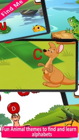 Animal alphabet for kids, Learn Alphabets with animal sounds and pictures for preschoolers and toddlers screenshot