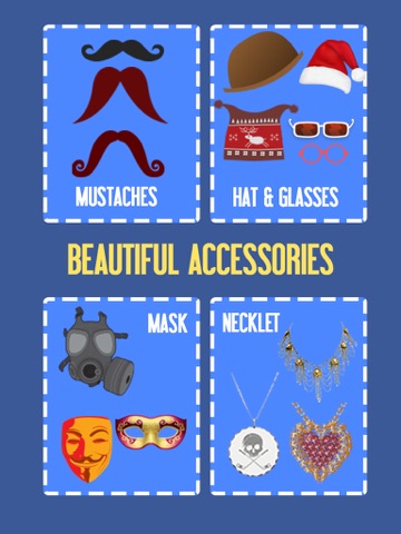 Screenshot #5 pour Fun Photo – Face Accessories, Emoticon, Text Over Pic