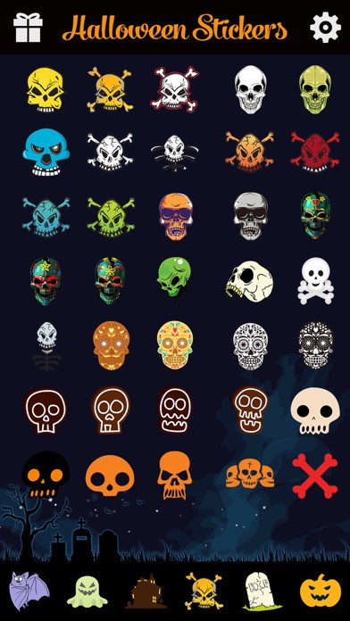 Screenshot #3 pour Halloween Emoji - Add Scary Ghost & Zombie Emoticon Stickers to Messages for Greetings