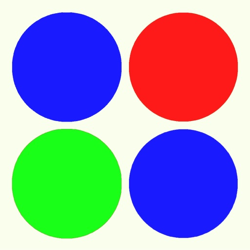 Gravity Dots - Link the dots according to the order of the red green blue iOS App