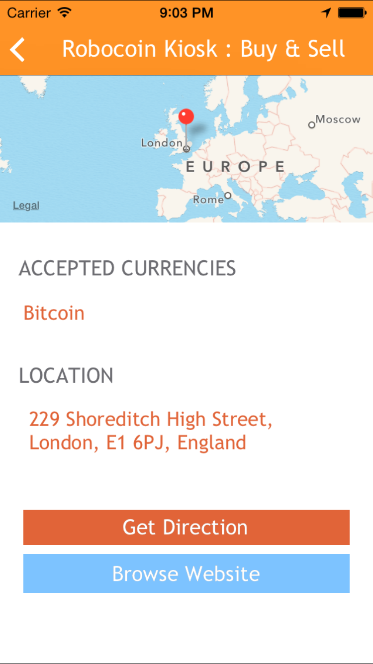 Bitcoin ATM Finder - Free Bitcoin Currency Exchange ATM Locator screenshot 3