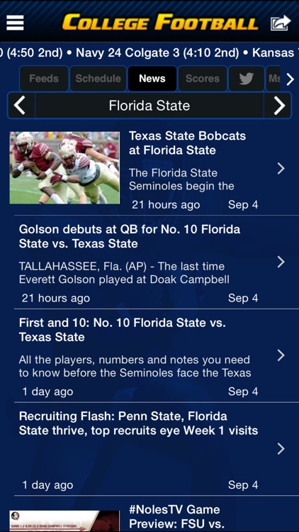 College Football Scoreboard screenshot-3