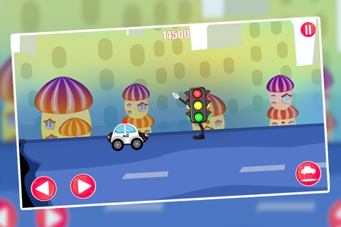 Police Car Hero : The Cartoon 911 Traffic City Fun Race - Gold Edition screenshot 4