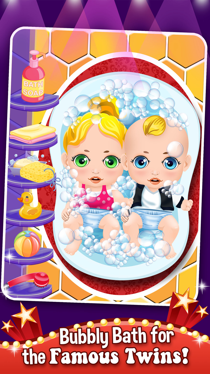 Mommys Celebrity New Born Twins Doctor - newborn babies salon games