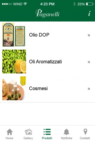 Paganelli Olio screenshot 3