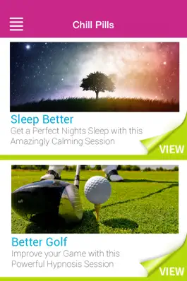 Game screenshot Chill Pill Hypnosis - Weight Loss, Relaxation and Mindfulness Stress Reduction hack