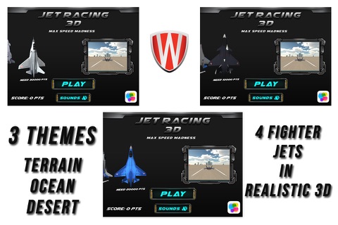 Jet Racing 3D -MaxSpeedMadness screenshot 2