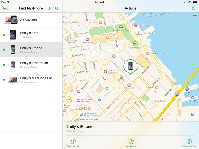 Buscar mi iPhone Screenshot