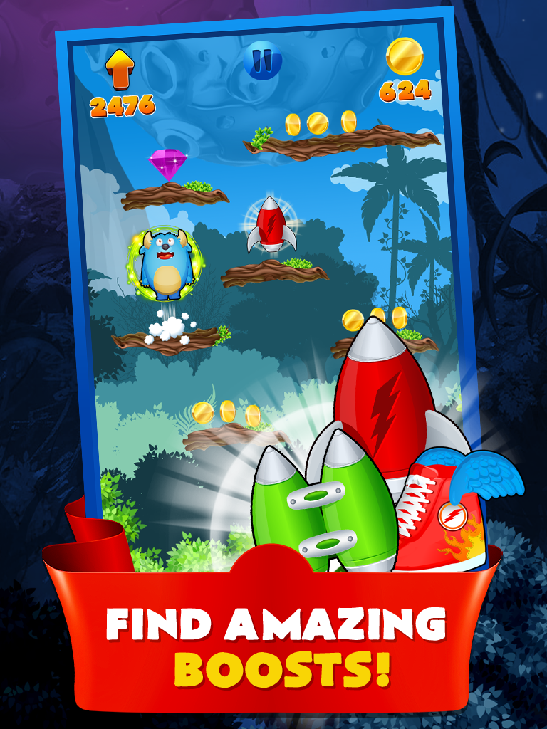 Monster Hop 2 - The Classic Squad of Dash Pets and Jump Dot Deluxe Free