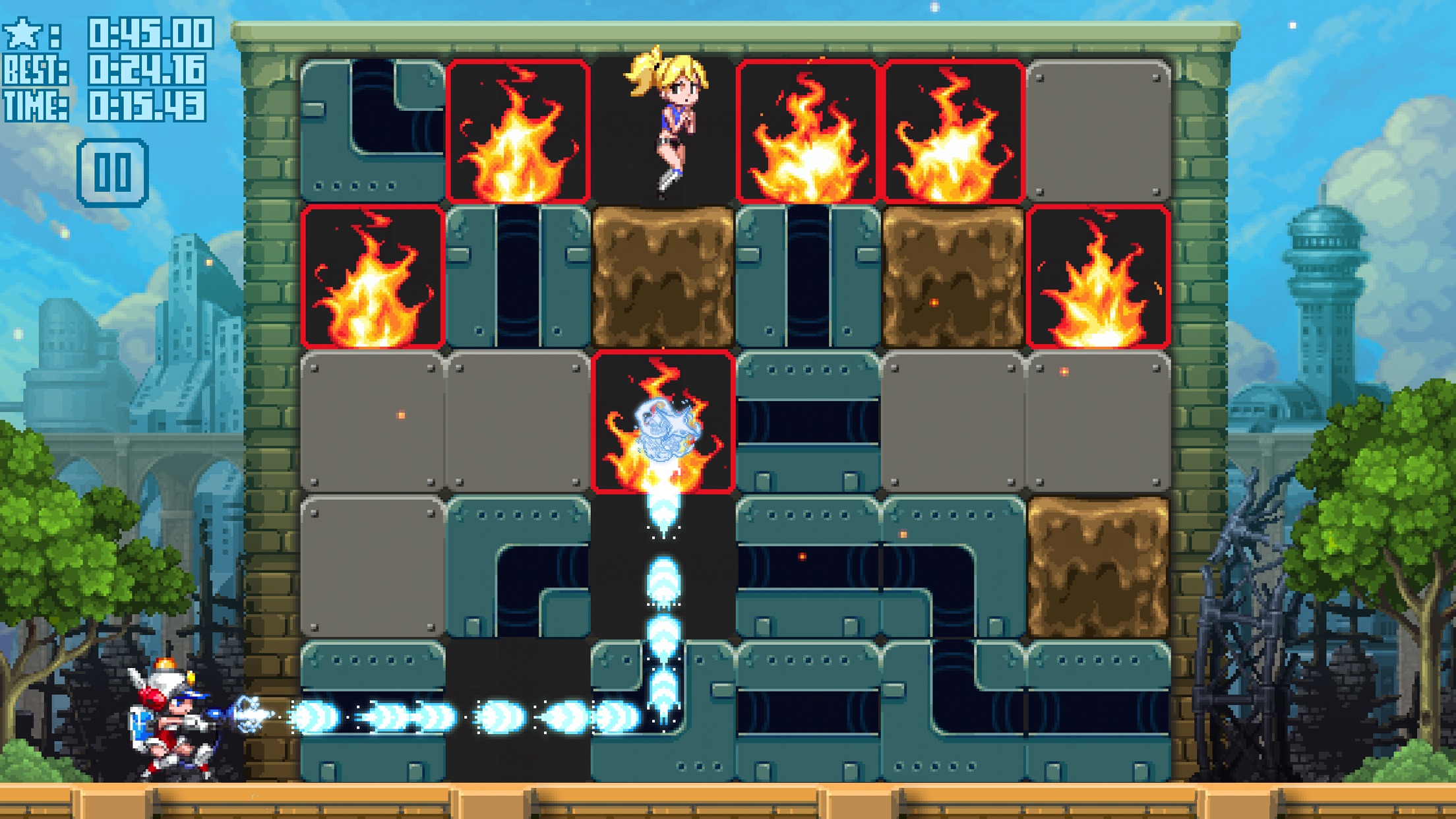 Screenshot do app Mighty Switch Force! Hose It Down!