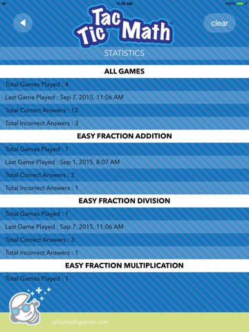 Screenshot #6 pour Tic Tac Math Fractions