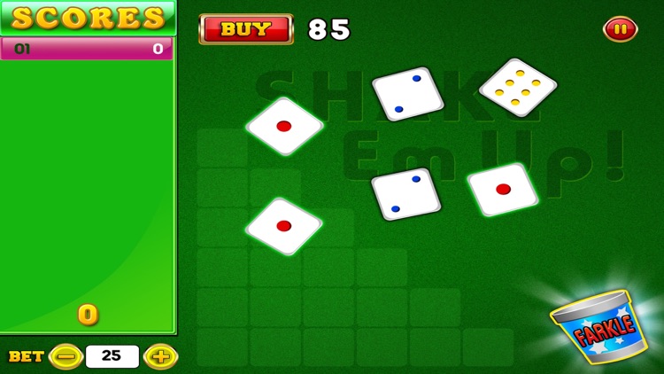 A Casino Farkle Dice Blitz Games