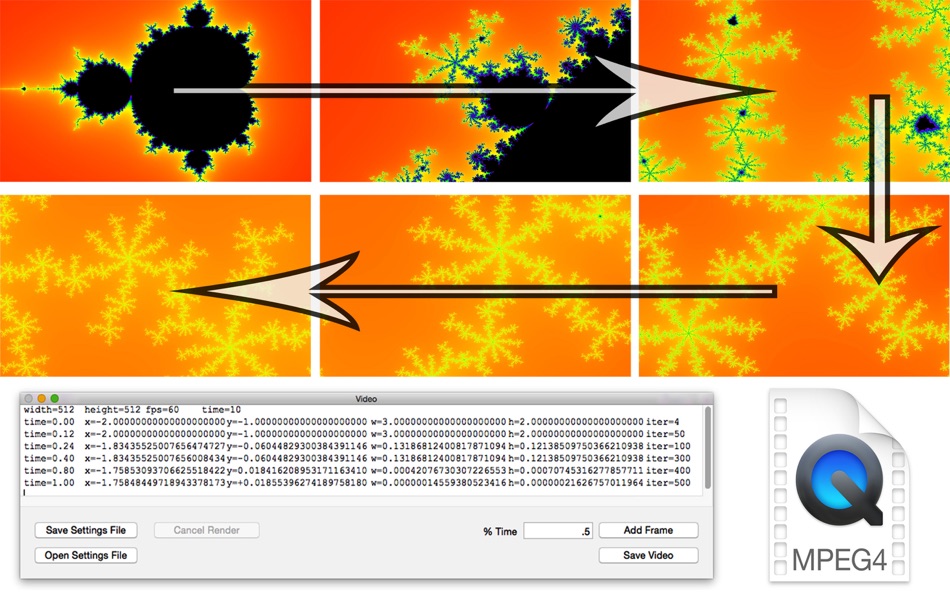 #1. Video Fractal (macOS) 来自: Nuclear Nova Software