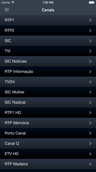 Screenshot #1 pour Televisão do Portugal