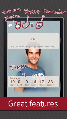 Birthday Reminder - Calendar and Countdownのおすすめ画像3