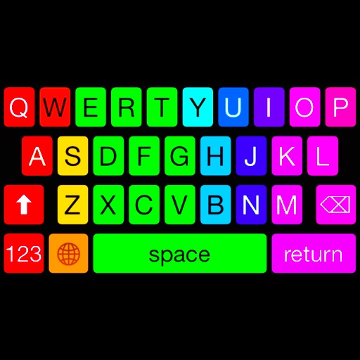 Rainbow Keyboard.