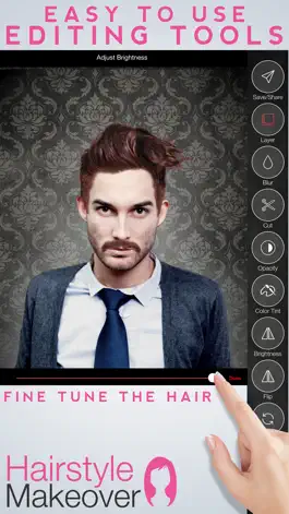 Game screenshot Hairstyle Makeover Premium - Use your camera to try on a new hairstyle hack