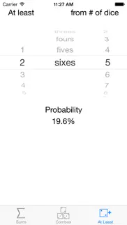 dice probability iphone screenshot 3