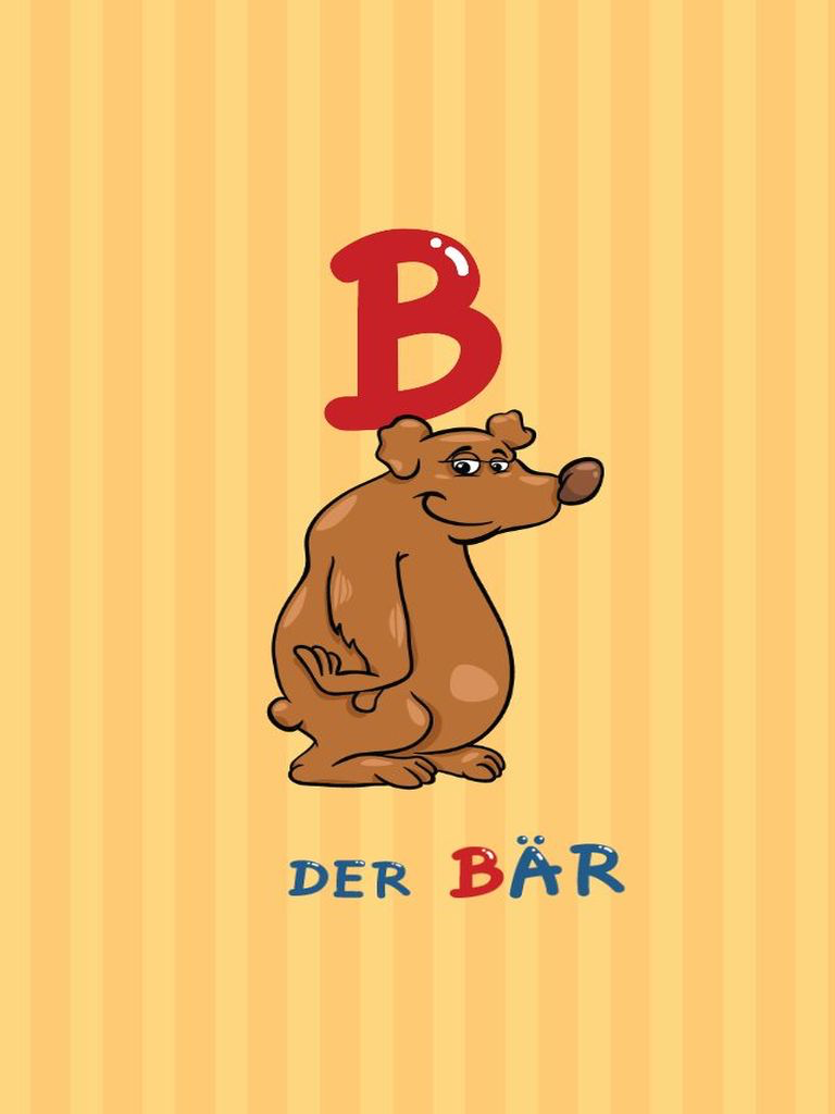 ABC Animals German Alphabets Flashcards: Vocabulary Learning Free For Kids! screenshot 8