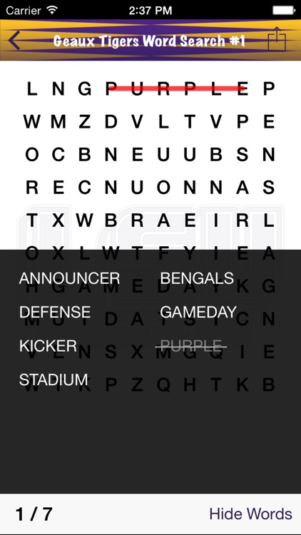 Geaux Tigers® Activities screenshot-3