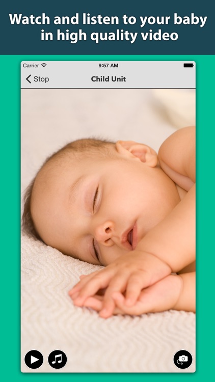 Secure Baby Monitor - Safe Wifi & Bluetooth Video Nanny Camera