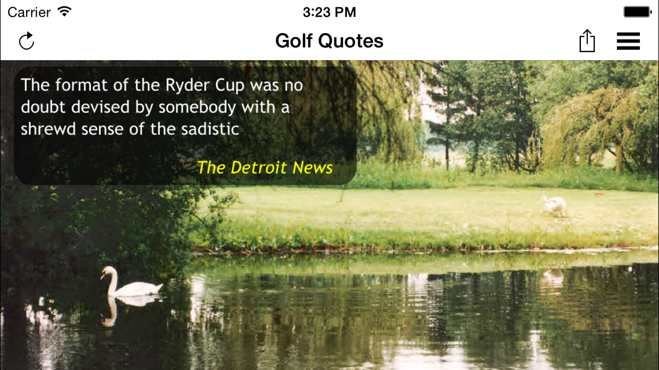 Golf Quotes screenshot 2
