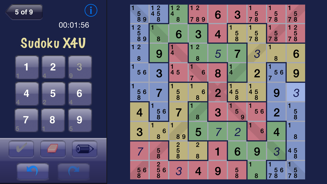 Sudoku X4U screenshot 4