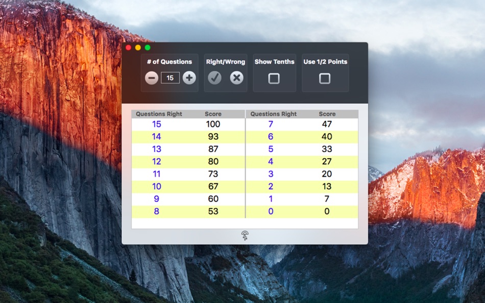 #2. Easy Grade for Mac OS X (macOS) Bởi: Objective Jellyfish, LLC