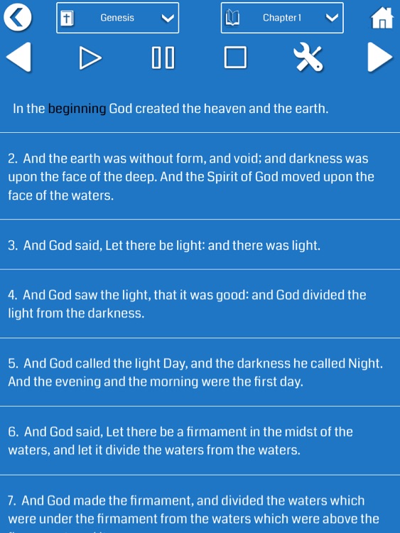 Holy Bible Audio for iPad
