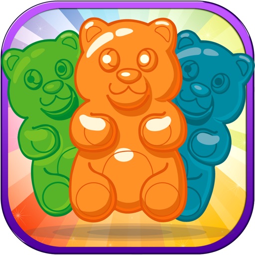 A Sticky Sugary Crusher - Sweet Gummy Bear Blast FREE Icon