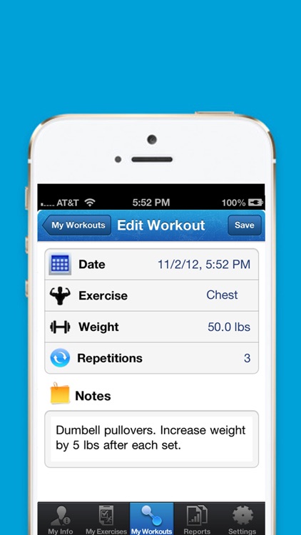 iExercise Journal