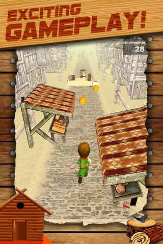 3D Peasant Run Infinite Runner Game with Endless Racing by Studio Fun Games FREE screenshot 4