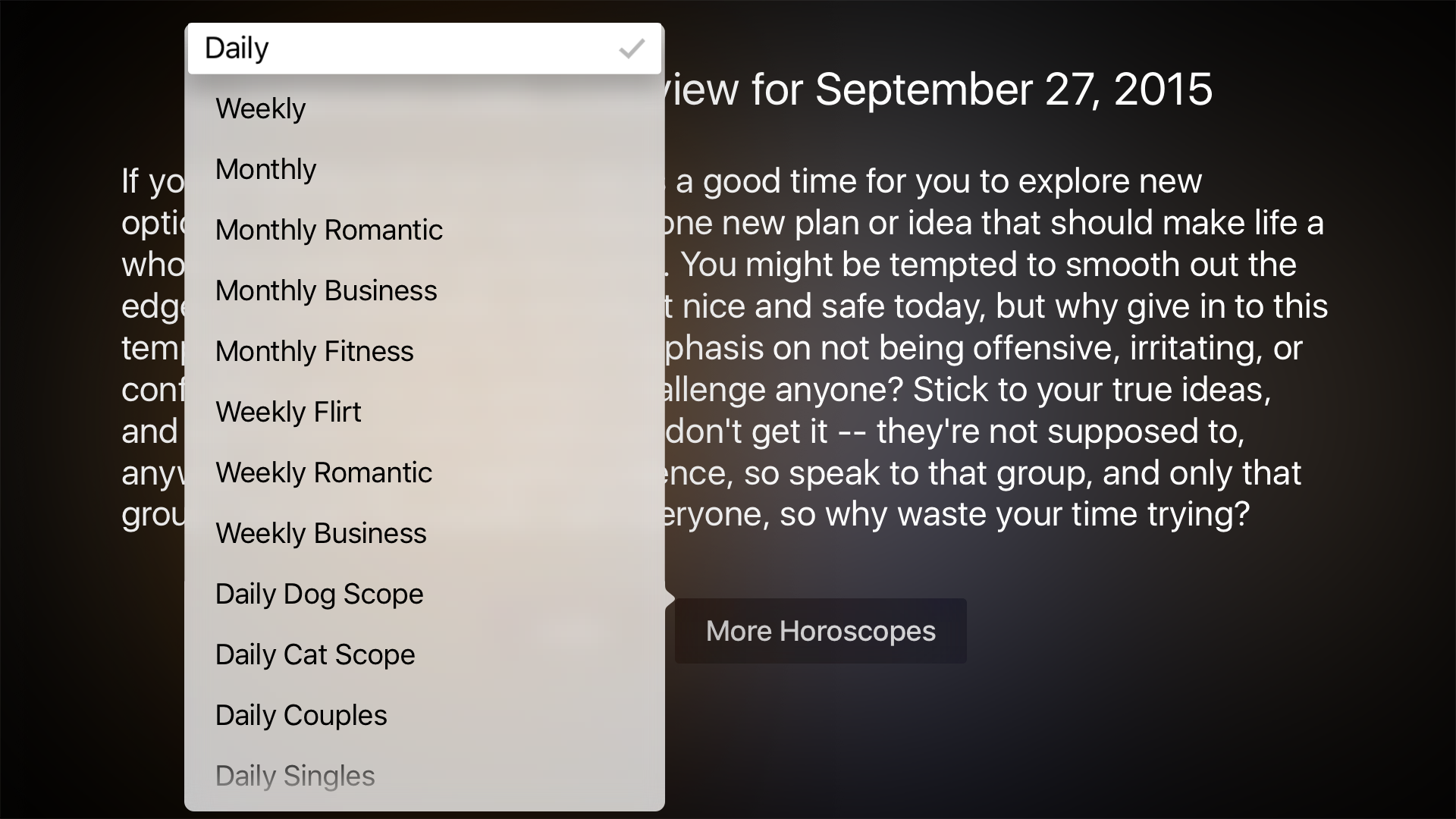 Horoscope TV screenshot 4