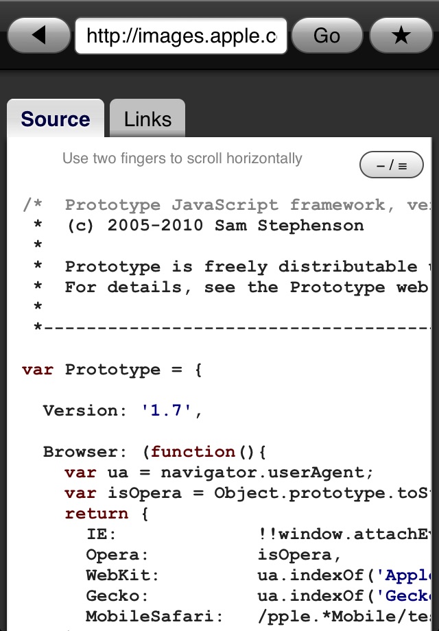 Source Viewer screenshot 3