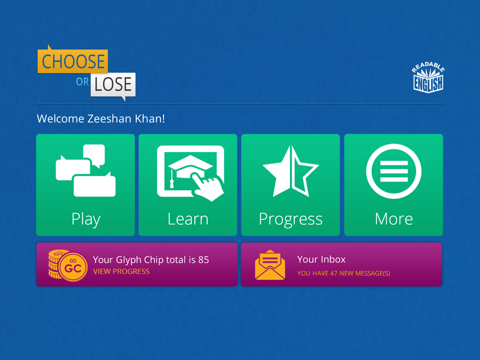 Readable English - Choose or Lose