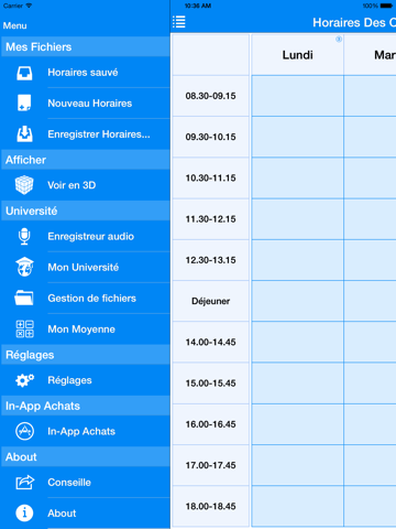 Screenshot #4 pour Horaires des Cours