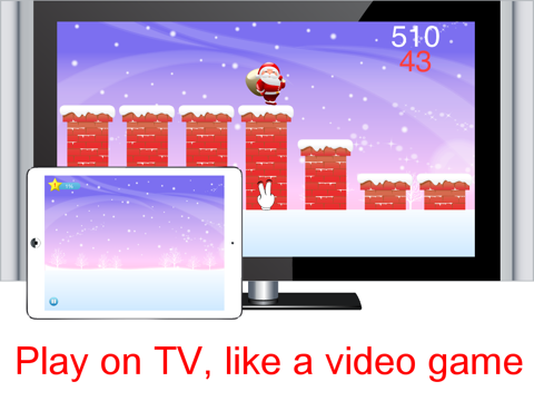 Aha Santa Jump iPad screenshot