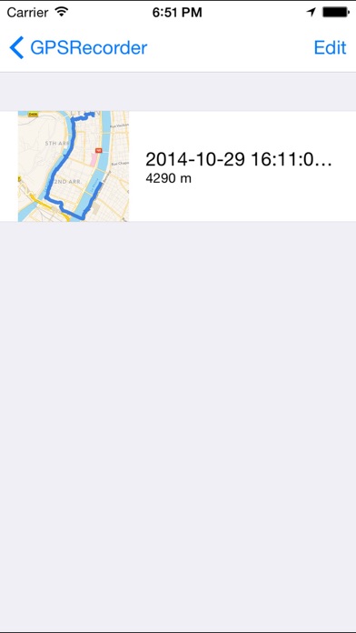 GPSRecorder Screenshot