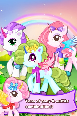 Pretty Pony Salon - Makeover little ponies with Make-up and Dress Up! screenshot 4