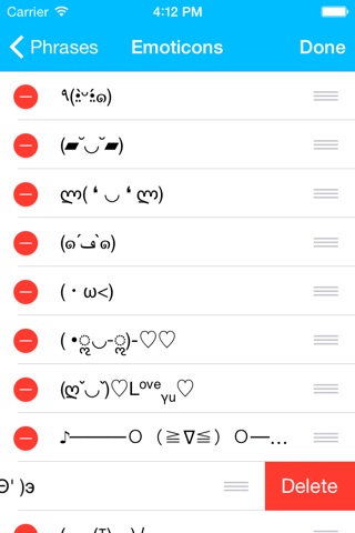 Phrases - Customizable Keyboard screenshot 3